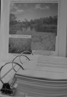 A Diamondback Terrapin nest was on the cover of SDCC's final legal argument v. Indigo Dunes