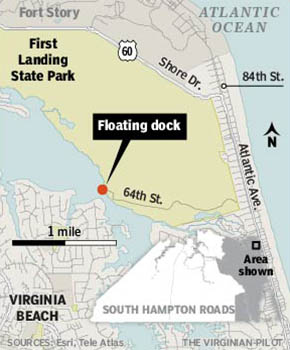 Floating Dock at First Landing State Park