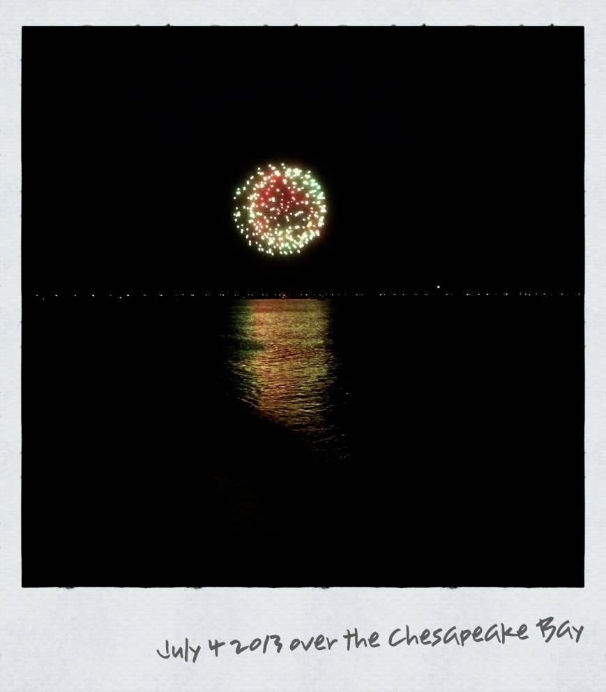 July 4th 2013 over the Chesapeake Bay