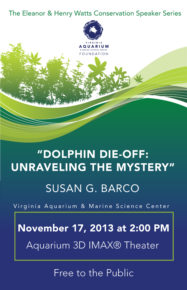 Eleanor & Henry Watts Conservation Speaker Series Sunday, November 17, 2013 2 – 4:30 pm Location: IMAX Theater Cost: Free and open to the public