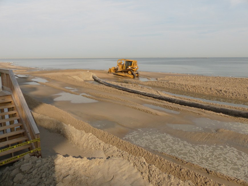 Beach replenishment thanks to needed dredging in the Lynnhaven