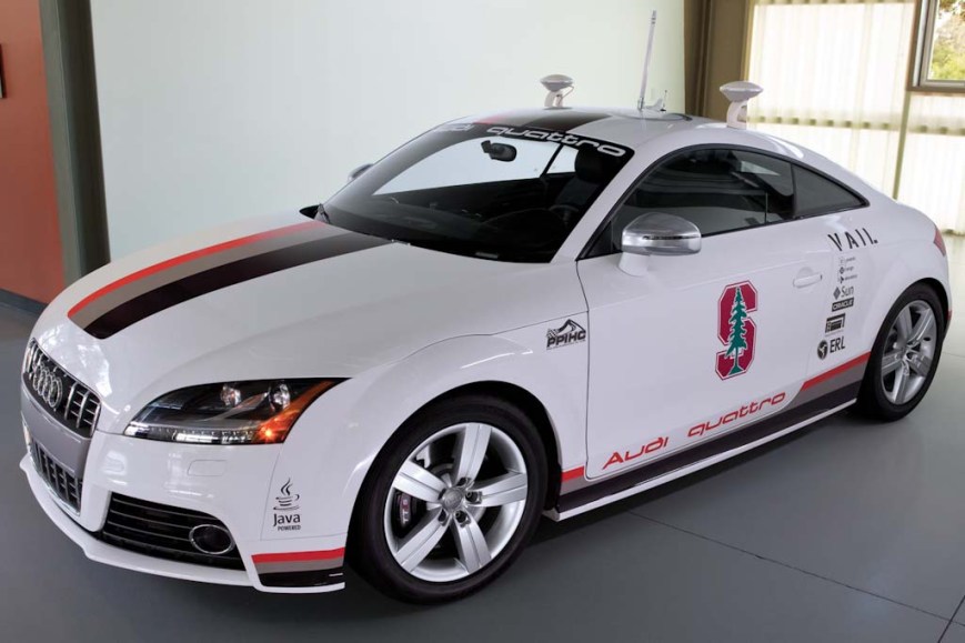 Audi self-driving car 2012-2013
