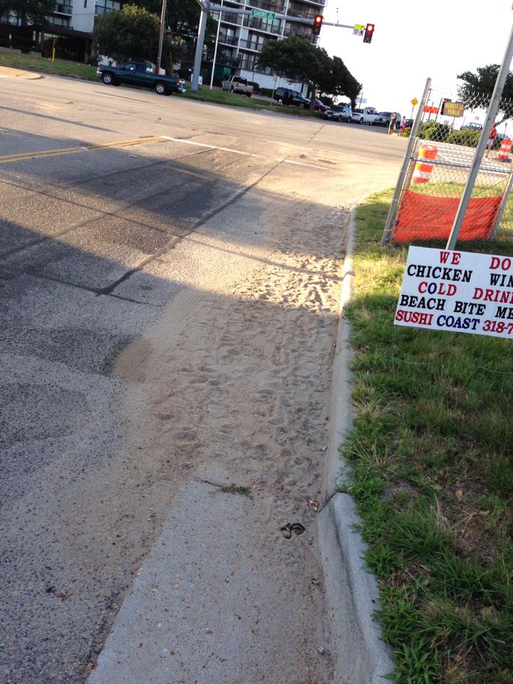 Be safe with your children walking in the street!