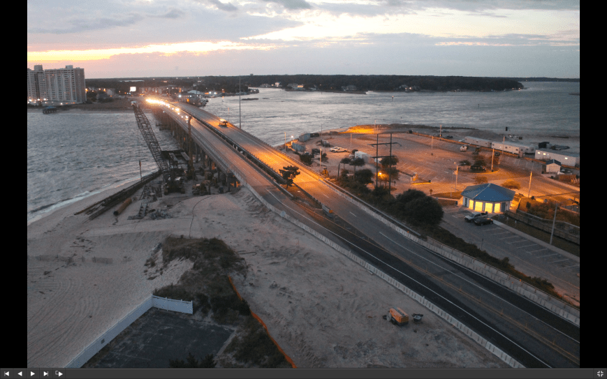 Work Zone Cam screen shot from this morning