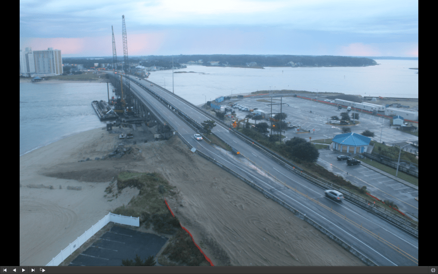 screen shot of Construction Cam from today at 730a