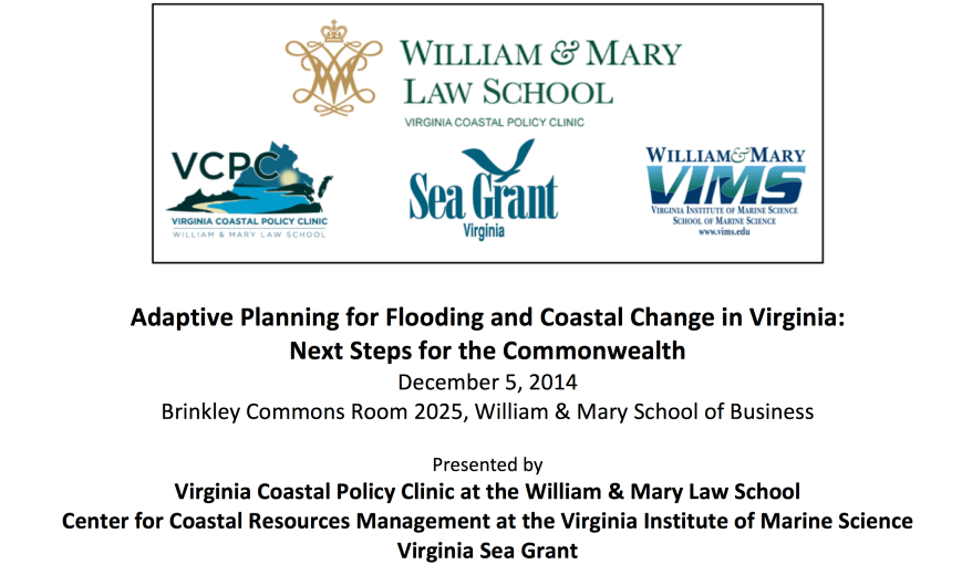 Click graphic to visit W&M's Law School website for conference