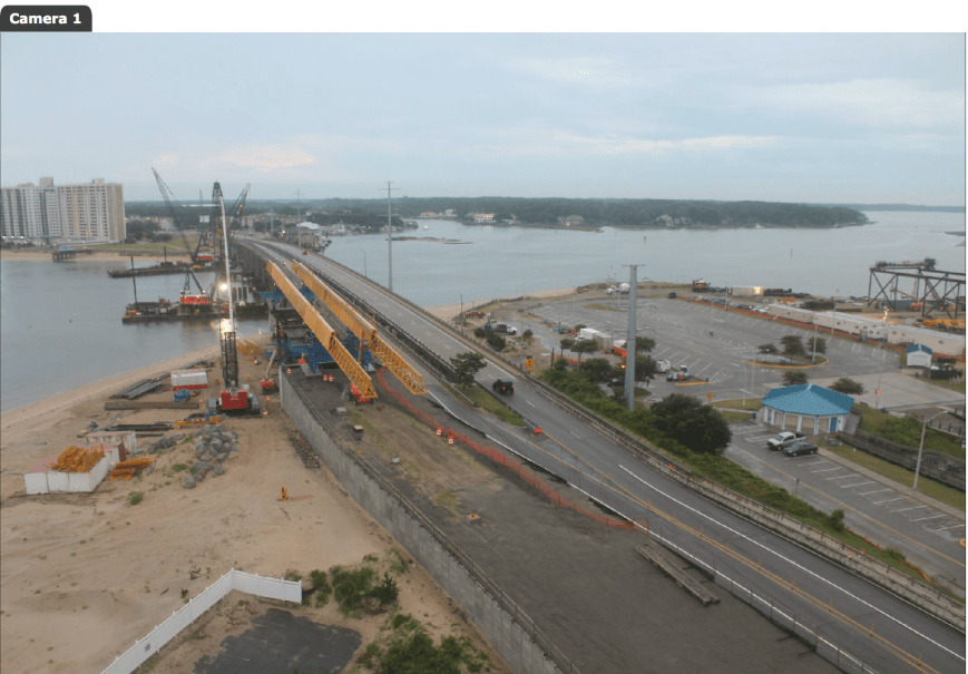 Screen shot of Construction Cam photo taken on June 18, 2015 @ 600a