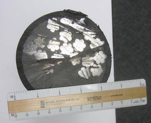 19-Strand Grouted Tendon Cross Section