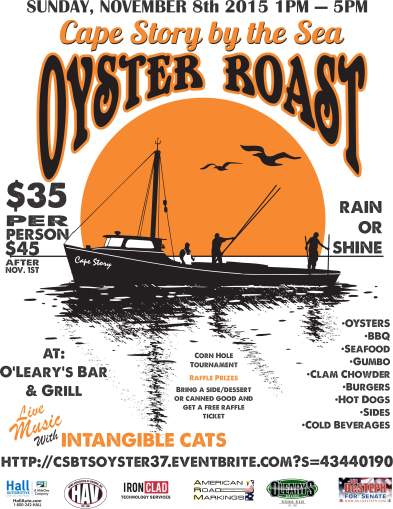 2015 Oyster Roast Flyer
