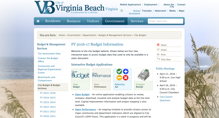 click to visit VBGov.com